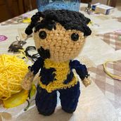 Il mio progetto del corso: Amigurumi: persone tessute a uncinetto. Arts, Crafts, To, Design, Fiber Arts, Crochet, Amigurumi, Textile Design, and Design project by Luca Jubani - 08.13.2023
