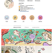 My project for course: Creating an Illustration Portfolio on Instagram. Digital Illustration, Portfolio Development, Management, and Productivit project by Jutta Török - 08.14.2023