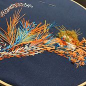 Mi proyecto del curso: Bordado y personalización de accesorios. Un progetto di Ricamo di Margarita Tercero Collar - 14.08.2023