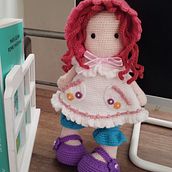 Mi proyecto del curso: Elaboración de muñecas amigurumi románticas Ein Projekt aus dem Bereich H, werk, Spielzeugdesign, Weben, Crochet, Amigurumi und Textildesign von Martha Molina - 14.08.2023