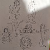 Mi proyecto del curso: Dibujo anatómico para principiantes. Fine Arts, Sketching, Pencil Drawing, Drawing, Realistic Drawing, and Figure Drawing project by fkai666la - 08.14.2023