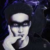 Dark Crow. Traditional illustration project by Sabrina Colombo - 08.15.2023