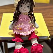 Mi proyecto del curso: Elaboración de muñecas amigurumi románticas. Arts, Crafts, To, Design, Fiber Arts, Crochet, Amigurumi, and Textile Design project by Helen Corrales Campos - 08.15.2023