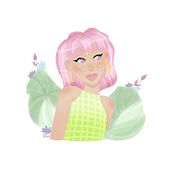 That Cosmic Girl. Character Design, Digital Illustration, Digital Drawing, and Digital Painting project by Andrea Bautista - 08.13.2023
