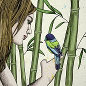 My project for course: Manual Illustration Techniques: Hatching and Dripping. Character Design, Fine Arts, Painting, Watercolor Painting, Portrait Drawing, and Artistic Drawing project by Sarah Creedence - 08.15.2023