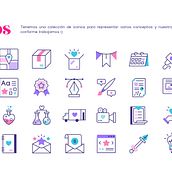Mi proyecto del curso: Introducción al diseño de iconos. Projekt z dziedziny Br, ing i ident, fikacja wizualna, Projektowanie graficzne i  Piktogram użytkownika Silvia Suárez - 15.08.2023