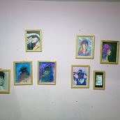 Mi proyecto del curso: Iniciación al enmarcado. Projekt z dziedziny Craft, Projektowanie wnętrz,  Dekoracja wnętrz, DIY i Obróbka drewna użytkownika Sara de la Rosa - 15.08.2023
