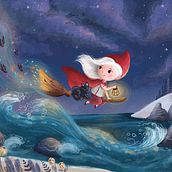Il mio progetto del corso: Illustrazione per bambini con Procreate: dipingi scene magiche Ein Projekt aus dem Bereich Traditionelle Illustration, Digitale Illustration, Kinderillustration, Digitale Malerei und Bilderbücher von Natalia Shefarenko - 15.08.2023