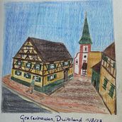 Mijn project van de cursus: Schetsboekillustraties met kleurpotloden. Traditional illustration, Fine Arts, Sketching, Pencil Drawing, Drawing, Artistic Drawing, and Sketchbook project by anneflienpost - 08.15.2023