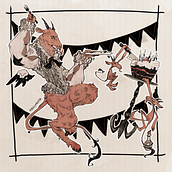 A Devilish Treat. Traditional illustration project by vellumoth - 08.15.2023