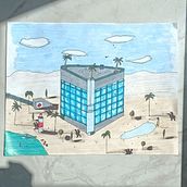 Mi Proyecto Del Curso:  Un Sacapuntas. 3D, Architecture, Interior Design, Drawing, Architectural Illustration, and Spatial Design project by Aline y Familia - 08.14.2023