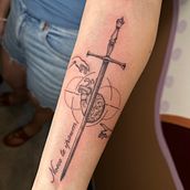 Mi proyecto del curso: Tatuaje para principiantes. Tattoo Design project by Estefanía Murillo - 08.16.2023