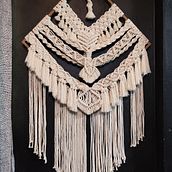 Mi proyecto del curso: Introducción al tapiz de macramé. Un progetto di Design di accessori, Artigianato, Fiber Art, Macramè e Textile Design di shiroi_yoy - 01.08.2023