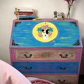 Mój projekt z kursu: Kreatywny upcykling mebli dla początkujących. Un proyecto de Artesanía, Diseño, creación de muebles					, Diseño de interiores, DIY, Carpintería, Upc, cling, Pintura decorativa, Restauración, upc y cling de muebles de Paulina Zielińska - 18.10.2022