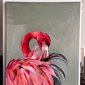 My project for course: Classical Oil Painting for Naturalist Bird Portraiture. Fine Arts, Painting, Oil Painting, and Naturalistic Illustration project by Wendi Bowron Weller - 08.16.2023