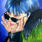 Mi proyecto del curso: Pintura de retratos femeninos con acrílico. Projekt z dziedziny Malarstwo i Malarstwo akrylowe użytkownika Ximena Jiménez Burgos - 09.10.2023