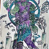 Il mio progetto del corso: Anatomia e Illustrazione supereroe/villain inventato. Traditional illustration, Character Design, Comic, Pencil Drawing, and Figure Drawing project by Andre Rebai - 08.03.2023