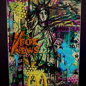 “Caged Promises”. Watercolor Painting, Acr, and lic Painting project by Adriana Darling - 08.16.2023