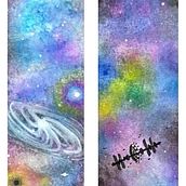 galaxias. Un proyecto de Pintura y Pintura a la acuarela de Nancy Luna - 14.08.2023