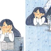 Senza fiato. Un proyecto de Ilustración tradicional, Diseño de personajes, Educación, Diseño editorial, Creatividad, Dibujo a lápiz e Ilustración infantil de Francesca Corso - 17.08.2023