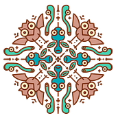 Mandala  . Ilustrație tradițională, Design, Design accesoriu, Design de caractere, Arte plastice, Design de produs și Design vestimentar de Andrea Balza - 08.17.2023