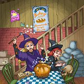 Under the Old Bakery, Halloween Pie. Un progetto di Illustrazione tradizionale e Illustrazione infantile di Luis Roding - 13.08.2023