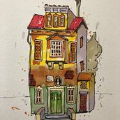 Il mio progetto del corso: Disegno architettonico espressivo con pennarelli colorati. Sketching, Drawing, Architectural Illustration, Sketchbook & Ink Illustration project by Lucio Lazzerini - 08.18.2023