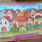 Doodles and sweets. Traditional illustration project by Elvira - 08.17.2023