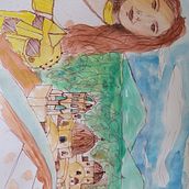 Meu projeto do curso: Sketching artístico em aquarela: ouse expressar suas ideias. Traditional illustration, Sketching, Creativit, Drawing, Watercolor Painting, and Sketchbook project by Valniza Maria Nobre Weishaupt - 08.17.2023