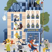 Mon projet du cours : Construction d'univers & composition pour illustration. Traditional illustration, Character Design, Drawing, Digital Illustration, and Children's Illustration project by Julia Bellini - 08.17.2023