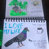 My project pictures for illustrated journal. Traditional illustration project by jamesclaudia00 - 08.18.2023