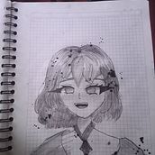 Mi proyecto del curso: El arte del manga: dibuja personajes únicos. Character Design, Pencil Drawing, Drawing, Ink Illustration, and Manga project by Laura Valentina Sepúlveda Ojeda - 08.17.2023