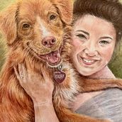 My project for course: Pet Portraits in Colored Pencils. Traditional illustration, and Naturalistic Illustration project by Lois Garrett - 08.19.2023