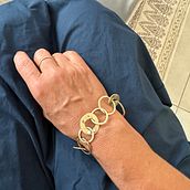 Brass Circle of Life. Jewelr, Design, Arts, and Crafts project by Monica L. - 08.19.2023