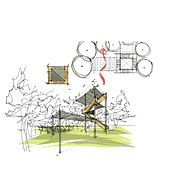 Meu projeto do curso: Esboce como um arquiteto usando o Morpholio Trace. Architecture, Interior Design, Digital Architecture, Architectural Illustration, ArchVIZ, and Spatial Design project by Larissa Scheuer - 08.19.2023