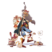 My happy portfolio . Traditional illustration project by giadyx - 08.20.2023