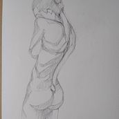 Mi proyecto del curso: Dibujo de la figura humana en movimiento. Un progetto di Belle arti, Bozzetti, Disegno a matita, Disegno e Disegno realistico di earias6399 - 20.08.2023