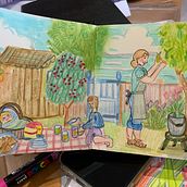 Sketchbook Development, Sarah van D.. Traditional illustration, Fine Arts, Sketching, Drawing, and Sketchbook project by esmereldasunset - 08.20.2023