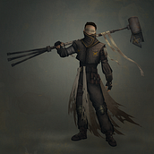 Novak Cross - Character concept art. Traditional illustration, Character Design, and Concept Art project by mothimistic - 08.18.2023