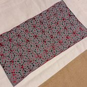 My project for course: Introduction to Japanese Sashiko Stitching. Embroider, Fiber Arts, DIY, Upc, cling, and Textile Design project by Ian Oliveira de Almeida Zanforlin - 08.20.2023