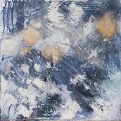Graceful Afternoon - Acrylic texture painting on canvas. Painting, Acr, and lic Painting project by Klaudia Więcko - 02.13.2023