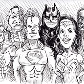 My project for course: Caricature Portrait with Graphite. Un progetto di Illustrazione tradizionale, Disegno, Disegno di ritratti, Disegno a matita, Manga, Illustrazione con inchiostro, Sketchbook e Bozzetti di Terry Tin - 20.08.2023