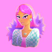 Mi proyecto del curso: Retrato de personajes estilo cartoon con Procreate. Character Design, Digital Illustration, Digital Drawing, and Digital Painting project by Alia Lewis - 08.21.2023