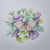 Mój projekt z kursu: Rysunek naturalistyczny i kompozycja w akwareli. Un projet de Illustration traditionnelle, Dessin, Aquarelle et Illustration naturaliste de Marzena - 21.08.2023