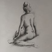 Mi proyecto del curso: Principios de dibujo anatómico con carboncillo. Drawing, Realistic Drawing, and Figure Drawing project by Alejandro León Dooner - 08.19.2023