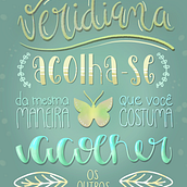 Quadro personalizado - "Veridiana" (Arte Digital). Un projet de Illustration traditionnelle, Lettering, Lettering numérique , et Dessin numérique de Lia Cham - 08.12.2022