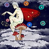 Mi proyecto del curso: Ilustración de fantasía con estilo propio. Projekt z dziedziny Trad, c, jna ilustracja,  R, sunek, Ilustracja c, frowa, Malowanie akwarelą i Teoria barw użytkownika Elizabeth Ramirez Rodriguez - 16.08.2023