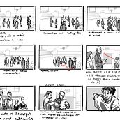 Meu projeto do curso: Introdução ao storyboard para filmes de animação. Traditional illustration, Motion Graphics, Animation, Character Animation, Drawing, Digital Illustration, Stor, board, Figure Drawing, and Animated Illustration project by José Wallison - 08.21.2023