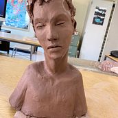 My project for course: Introduction to Clay Figurative Sculpture. Een project van  Beeldende kunst y Beeldhouwwerk van ckiesler - 21.08.2023
