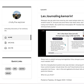 My project for course: Blog Writing: Find Your Personal Style . Un progetto di Scrittura, Cop, writing, Content marketing, Comunicazione, Narrativa e Content Writing di Chairumi Tyas Satiti - 21.08.2023